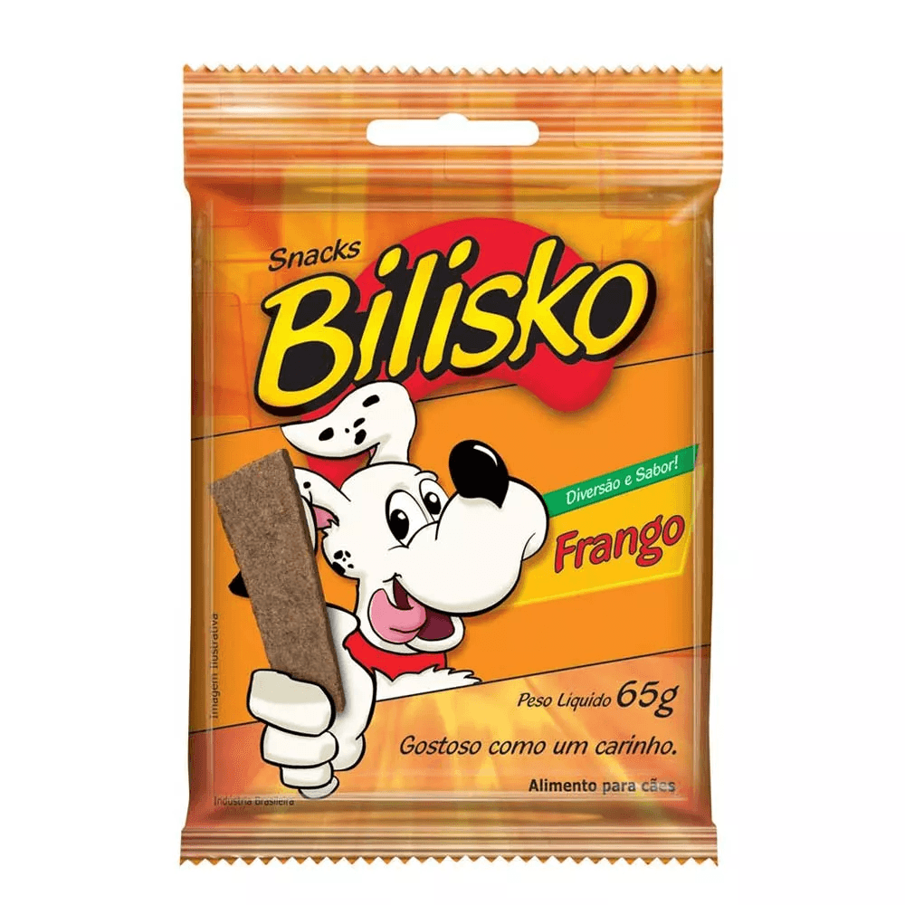 Petisco Bilisko Bifinho Sabor Frango para Cães - petnanetagroverde